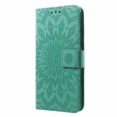 Чохол-книжка UniCase SunFlower Pattern для Samsung Galaxy M20 (M205) - Cyan
