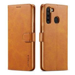 Чехол LC.IMEEKE Wallet Case для Samsung Galaxy A21 (A215) - Brown
