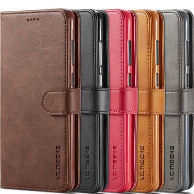 Чохол LC.IMEEKE Wallet Case для Samsung Galaxy A9 2018 (A920), Brown