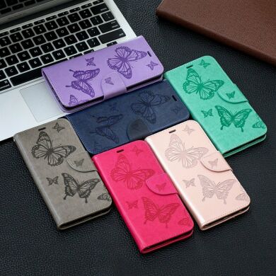 Чехол UniCase Butterfly Pattern для Samsung Galaxy A10s (A107) - Blue