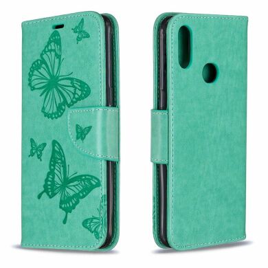 Чехол UniCase Butterfly Pattern для Samsung Galaxy A10s (A107) - Green
