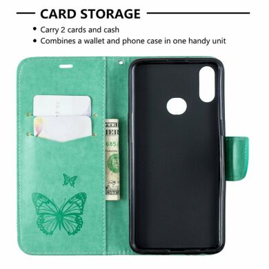 Чехол UniCase Butterfly Pattern для Samsung Galaxy A10s (A107) - Green