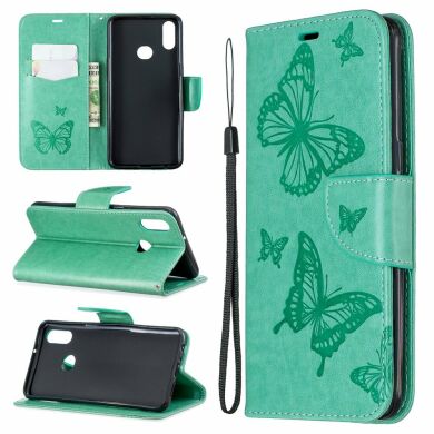 Чехол UniCase Butterfly Pattern для Samsung Galaxy A10s (A107) - Green