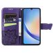 Чехол UniCase Butterfly Pattern для Samsung Galaxy A35 (A356) - Dark Purple. Фото 2 из 5
