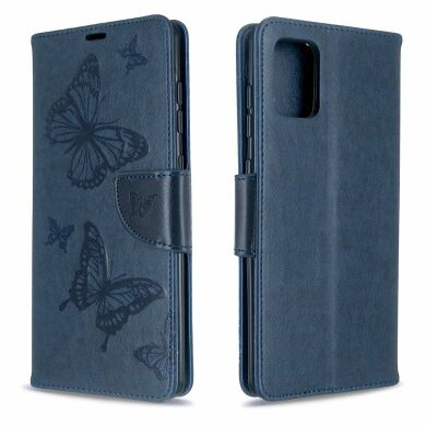 Чохол UniCase Butterfly Pattern для Samsung Galaxy A71 (A715) - Blue