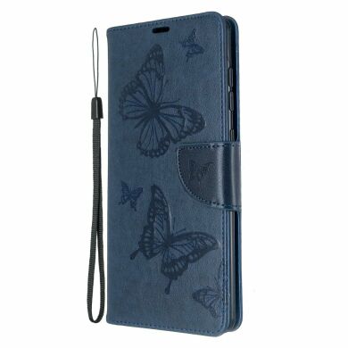 Чехол UniCase Butterfly Pattern для Samsung Galaxy A71 (A715) - Blue