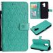 Чехол UniCase Leaf Wallet для Samsung Galaxy A6+ 2018 (A605) - Cyan. Фото 1 из 8