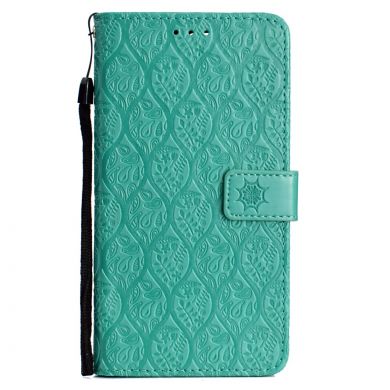 Чехол UniCase Leaf Wallet для Samsung Galaxy A6+ 2018 (A605) - Cyan
