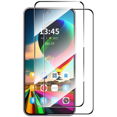 Комплект защитных стекол HAT PRINCE Full Glue Samsung Galaxy S25 FE (S731) - Black