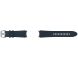 Оригинальный кожаный ремешок Hybrid Band (Size M/L) для Samsung Galaxy Watch 4 / 4 Classic / 5 / 5 Pro / 6 / 6 Classic (ET-SHR89LNEGRU) - Navy. Фото 3 из 4