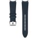 Оригинальный кожаный ремешок Hybrid Band (Size M/L) для Samsung Galaxy Watch 4 / 4 Classic / 5 / 5 Pro / 6 / 6 Classic (ET-SHR89LNEGRU) - Navy. Фото 1 из 4
