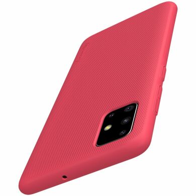 Пластиковый чехол NILLKIN Frosted Shield для Samsung Galaxy A51 (A515) - Red