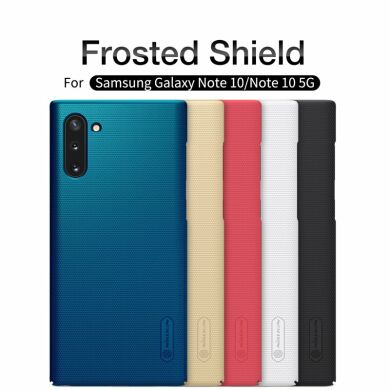 Пластиковый чехол NILLKIN Frosted Shield для Samsung Galaxy Note 10 (N970) - Red