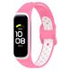 Ремінець Deexe Dot Color для Samsung Galaxy Fit 2 (SM-R220) - Pink / White
