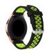 Ремешок Deexe Dual Color для Samsung Galaxy Watch 42mm / Watch 3 41mm - Black/Green. Фото 2 из 4