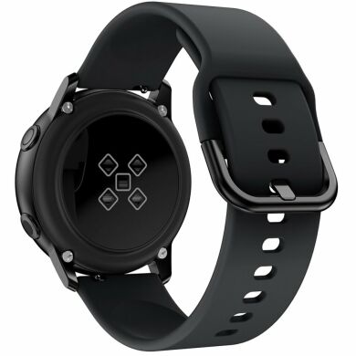 Ремінець Deexe Soft Silicone для годинників з шириною кріплення 20мм - Black