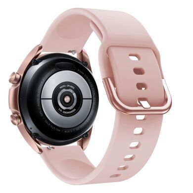 Ремешок Deexe Soft Silicone для  Samsung Galaxy Watch 3 (41mm) - Pink