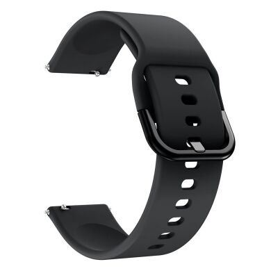 Ремешок Deexe Soft Silicone для  Samsung Galaxy Watch 3 (45mm) - Black