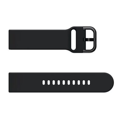 Ремешок Deexe Soft Silicone для  Samsung Galaxy Watch 3 (45mm) - Black