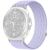 Ремешок Deexe Soft Weave для Samsung Galaxy Watch 8 (40/44mm) / 8 Classic - Purple