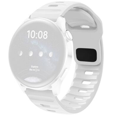 Ремінець Deexe Sport Band для годинників з шириною кріплення 20 мм - White