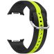 Ремешок Deexe Sport Strap для Samsung Galaxy Watch 8 (40/44mm) / 8 Classic - Black / Green. Фото 3 из 6