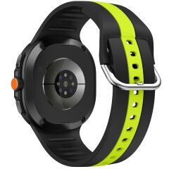 Ремешок Deexe Sport Strap для Samsung Galaxy Watch 8 (40/44mm) / 8 Classic - Black / Green