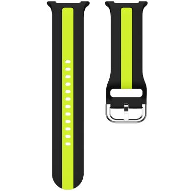 Ремешок Deexe Sport Strap для Samsung Galaxy Watch 8 (40/44mm) / 8 Classic - Black / Green