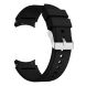 Ремешок UniCase Silicone Band для Samsung Galaxy Watch 4 Classic (46mm) / Watch 4 Classic (42mm) / Watch 4 (40mm) / Watch 4 (44mm) - Black. Фото 1 из 7