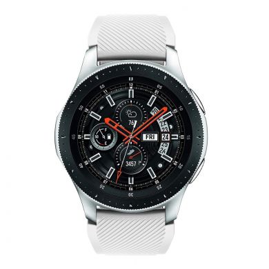 Ремешок UniCase Twill Texture для Samsung Galaxy Watch 46mm / Watch 3 45mm / Gear S3 - White