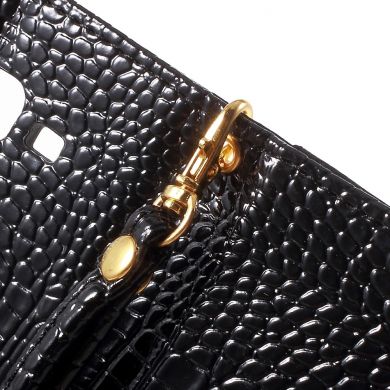 Чехол-книжка Deexe Crocodile Style для Samsung Galaxy J7 (J700) / J7 Neo (J701) - Black