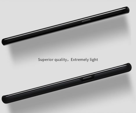 Пластиковый чехол NILLKIN Frosted Shield для Samsung Galaxy S8 Plus (G955) + пленка - Black