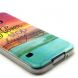 Силиконовая накладка Deexe Life Style для Samsung Galaxy S5 (G900) - Never Stop Dreaming. Фото 4 из 5