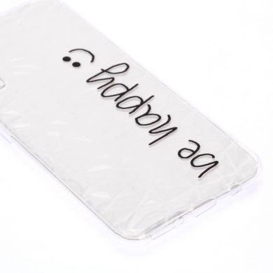 Силіконовий чохол UniCase 3D Diamond Pattern для Samsung Galaxy A7 2018 (A750), Be Happy