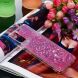 Силіконовий (TPU) чохол Deexe Liquid Glitter для Samsung Galaxy A51 (А515) - Rose