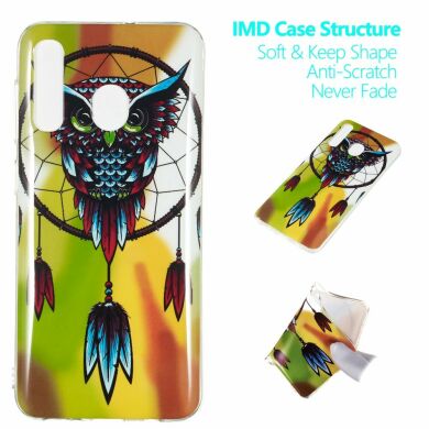 Силіконовий (TPU) чохол Deexe LumiCase для Samsung Galaxy A50 (A505) - Owl Dream Catcher