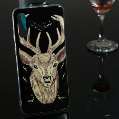 Силіконовий (TPU) чохол Deexe LumiCase для Samsung Galaxy A70 (A705) - Elk