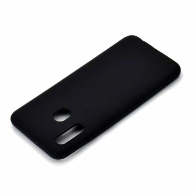Силіконовий (TPU) чохол Deexe Matte Case для Samsung Galaxy A20e (A202) - Black