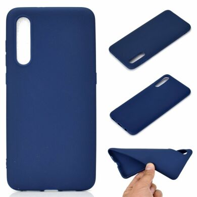 Силіконовий (TPU) чохол Deexe Matte Case для Samsung Galaxy A50 (A505) - Dark Blue