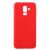Силиконовый (TPU) чехол Deexe Matte Case для Samsung Galaxy J8 2018 (J810) - Red