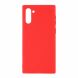 Силиконовый (TPU) чехол Deexe Matte Case для Samsung Galaxy Note 10 (N970) - Red. Фото 1 из 3