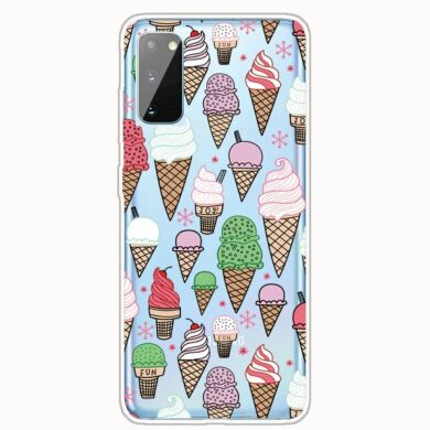 Силіконовий (TPU) чохол Deexe Pretty Glossy для Samsung Galaxy A41 (A415) - Colorful Ice Cream