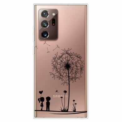 Силіконовий (TPU) чохол Deexe Pretty Glossy для Samsung Galaxy Note 20 Ultra (N985) - Dandelion