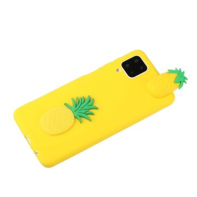 Силиконовый (TPU) чехол UniCase 3D Cartoon Pattern для Samsung Galaxy A12 (A125) / A12 Nacho (A127) / M12 (M127) - Pineapple