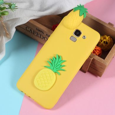 Силиконовый (TPU) чехол UniCase 3D Pattern для Samsung Galaxy J6 2018 (J600) - Pineapple Pattern
