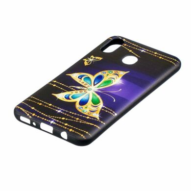Силиконовый (TPU) чехол UniCase Color Style для Samsung Galaxy M20 - Colorized Butterfly