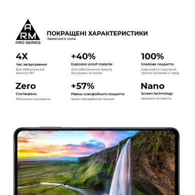 Захисне скло ArmorStandart Pro 5D для Samsung Galaxy A12 (A125) / A12 Nacho (A127) / M12 (M127) - Black