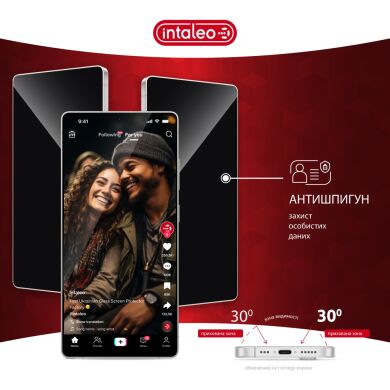 Защитное стекло Intaleo Privacy для Samsung Galaxy S24 Ultra (S928) - Black