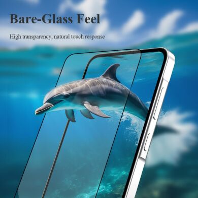 Защитное стекло LEREACH Tempered Glass Full Screen Protector для Samsung Galaxy S25 FE (S731) - Black