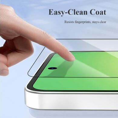 Защитное стекло LEREACH Tempered Glass Full Screen Protector для Samsung Galaxy S25 FE (S731) - Black